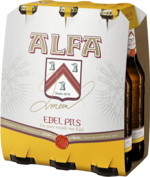 Alfa set van 6 flesjes á 0,30 liter